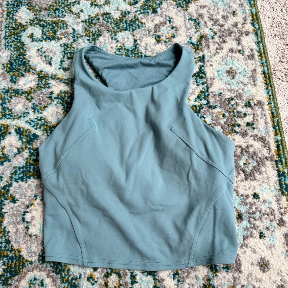 GREEN LULULEMON BRA SIZE 6